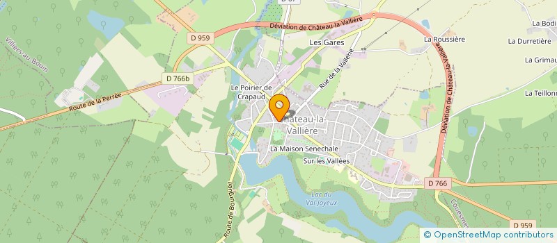 localisation de l'entreprise MONSIEUR TSIROFO RAONIVELO-ANDRIAMIHARINOSY à CHATEAU-LA-VALLIERE