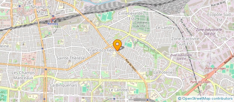 localisation de l'entreprise MONSIEUR TSIRY PAFALIARIVONY  RENNES