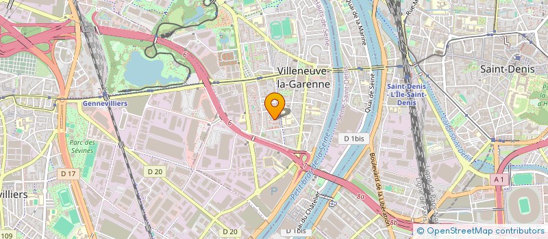 localisation de l'entreprise MONSIEUR TSITOHAINA TECHER à VILLENEUVE-LA-GARENNE