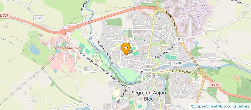 localisation de l'entreprise MONSIEUR TSNAT HIYABU  SEGRE-EN-ANJOU BLEU