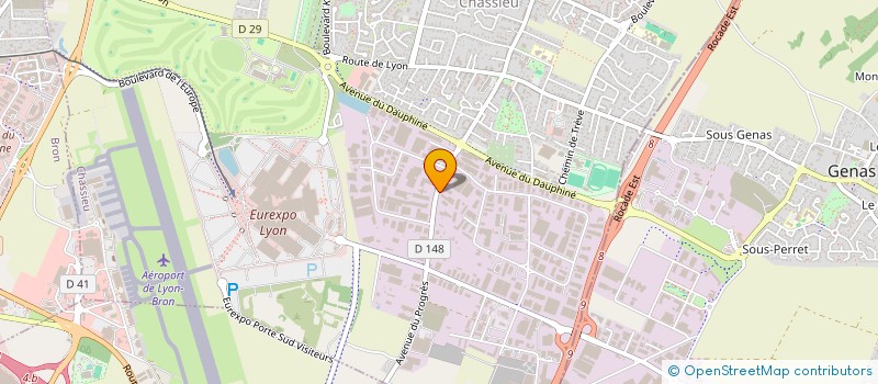 localisation de l'entreprise MONSIEUR TSOLAK HAMLETOVITCH GHAZARYAN à CHASSIEU