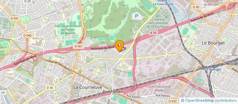 localisation de l'entreprise MONSIEUR TUABUR SHEIKH à LA COURNEUVE