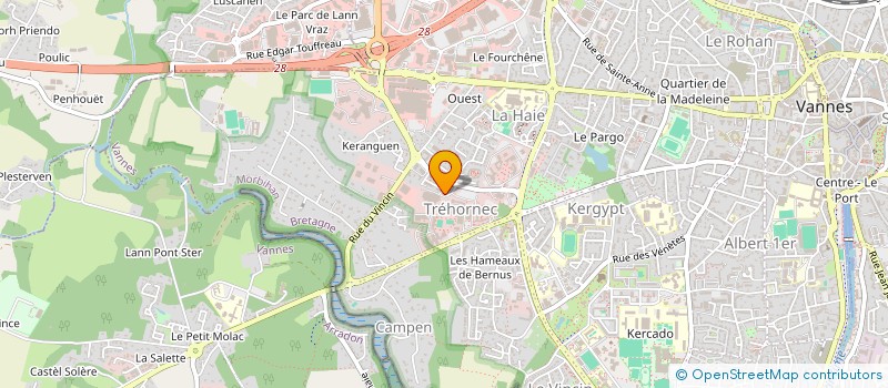 localisation de l'entreprise MONSIEUR TUAL DOARE à VANNES
