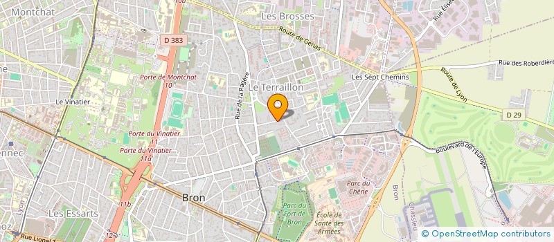 localisation de l'entreprise MONSIEUR TUAN THUAN NGUYEN  BRON