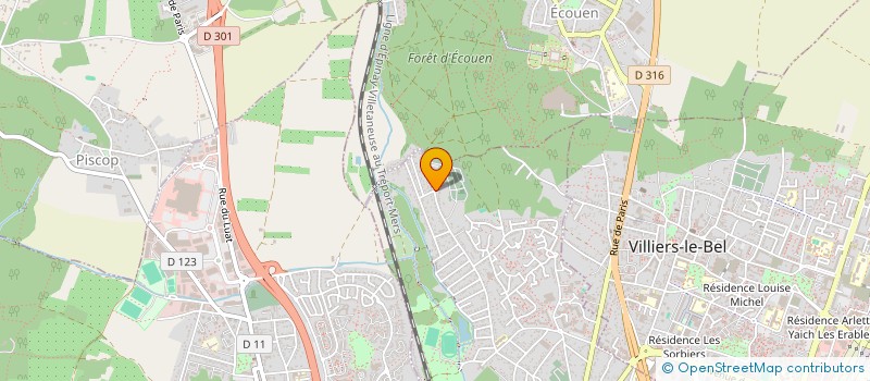 localisation de l'entreprise MONSIEUR TUDOR CHEBAC  SARCELLES