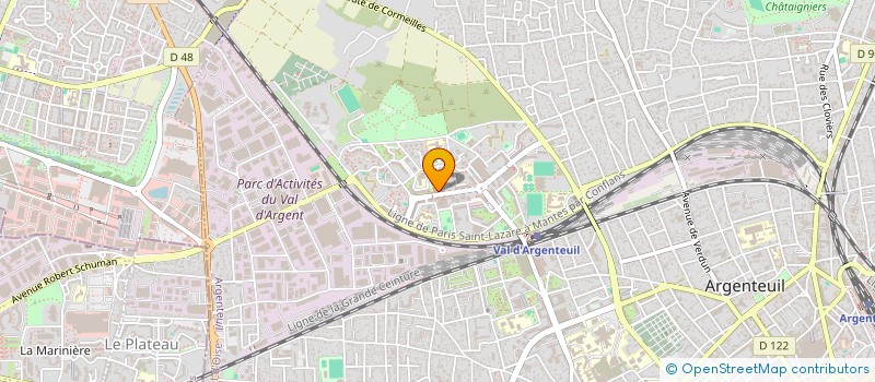 localisation de l'entreprise MONSIEUR TUDOR COJOCARI  ARGENTEUIL