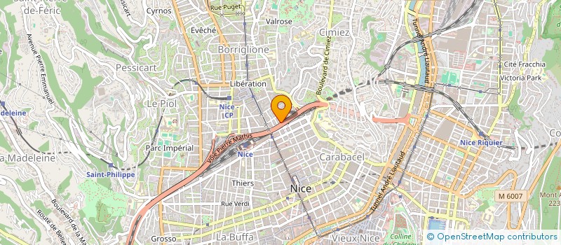 localisation de l'entreprise MONSIEUR TUDOR ERHAN  NICE