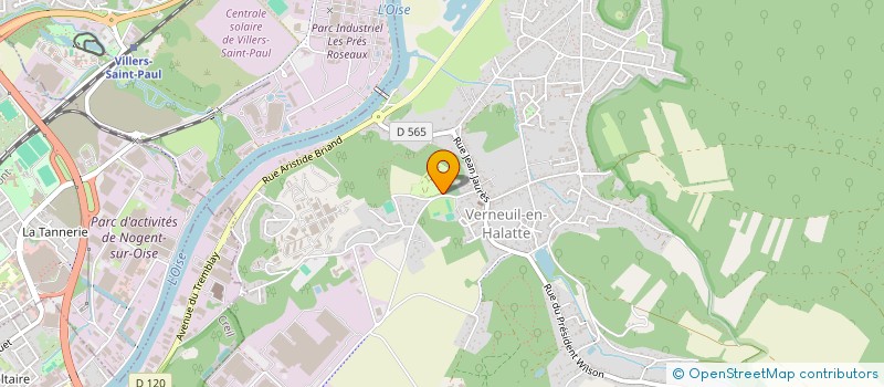 localisation de l'entreprise MONSIEUR TUDOR ICHIM  VERNEUIL-EN-HALATTE