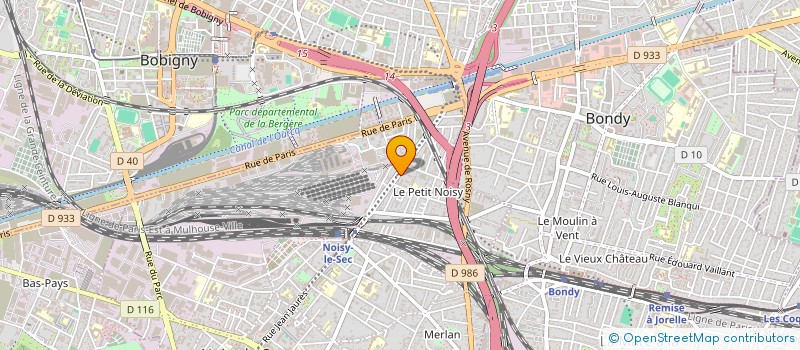 localisation de l'entreprise MONSIEUR TUDOR ISTRATI à NOISY-LE-SEC