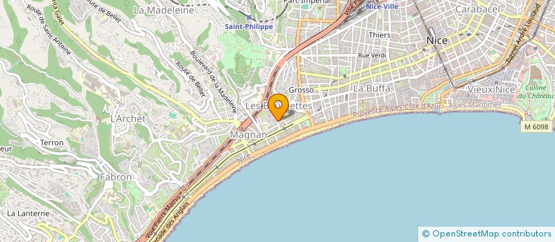 localisation de l'entreprise MONSIEUR TUDOR TIRZILI à NICE