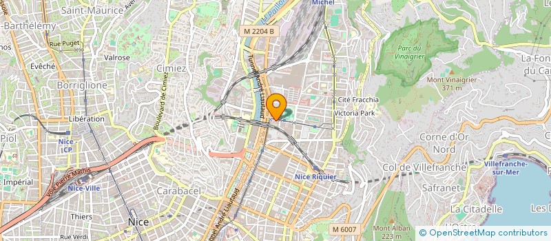 localisation de l'entreprise MONSIEUR TUDOREL CONSTANTIN  NICE