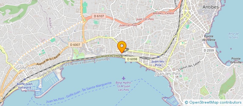 localisation de l'entreprise MONSIEUR TUDOREL DOBRE à ANTIBES