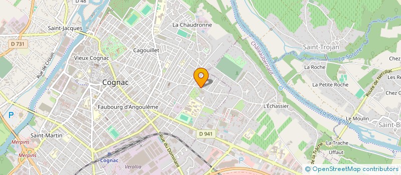 localisation de l'entreprise MONSIEUR TUFAYEL AHMED à COGNAC