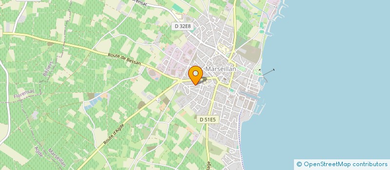 localisation de l'entreprise MONSIEUR TUGDUAL BAPTISTE à MARSEILLAN