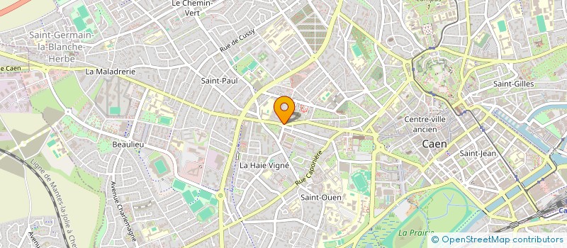 localisation de l'entreprise MONSIEUR TUGDUAL CARON à CAEN