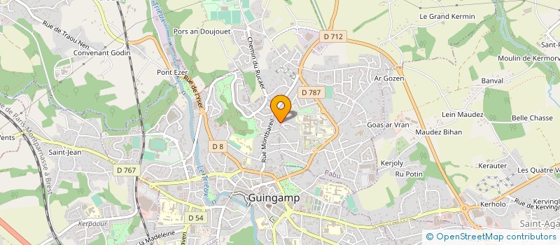 localisation de l'entreprise MONSIEUR TUGDUAL GOURLIN à GUINGAMP