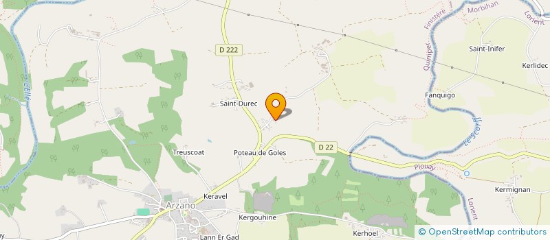 localisation de l'entreprise MONSIEUR TUGDUAL LE DOUSSAL  ARZANO