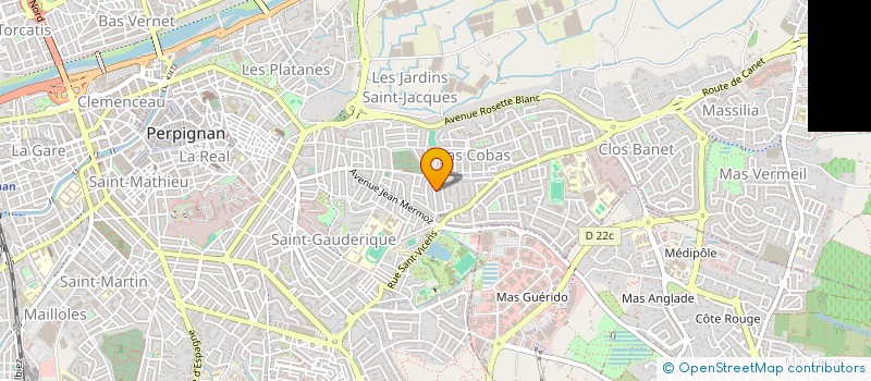 localisation de l'entreprise MONSIEUR TUGDUAL RIBEILL à PERPIGNAN