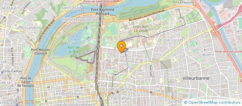 localisation de l'entreprise MONSIEUR TUGRUL DURGUN  VILLEURBANNE