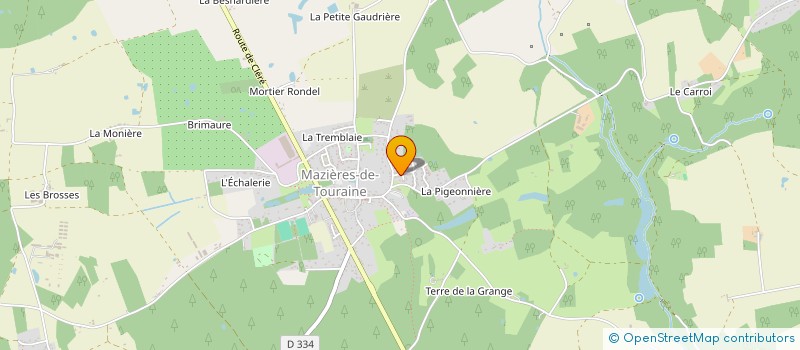 localisation de l'entreprise MONSIEUR TULIO BELLONIE  MAZIERES-DE-TOURAINE