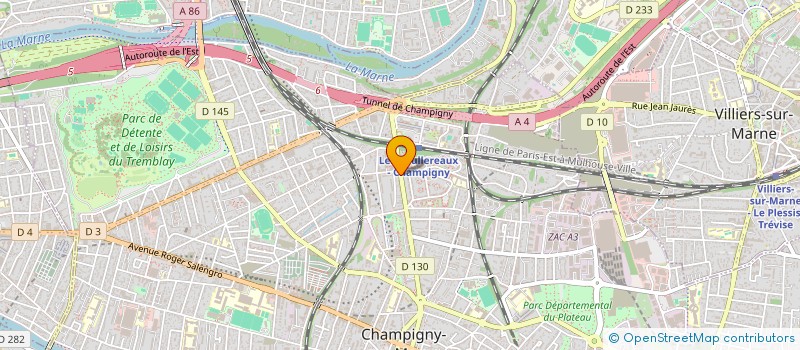 localisation de l'entreprise MONSIEUR TULIO SANTOS SANTANA  CHAMPIGNY-SUR-MARNE