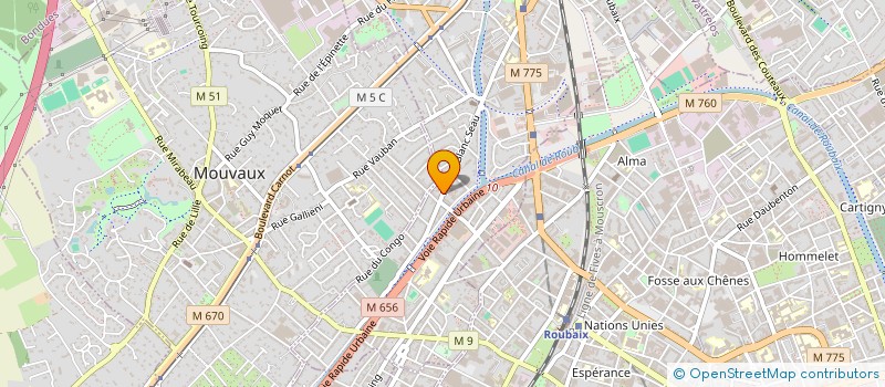 localisation de l'entreprise MONSIEUR TUMANYOI ONEMA  TOURCOING