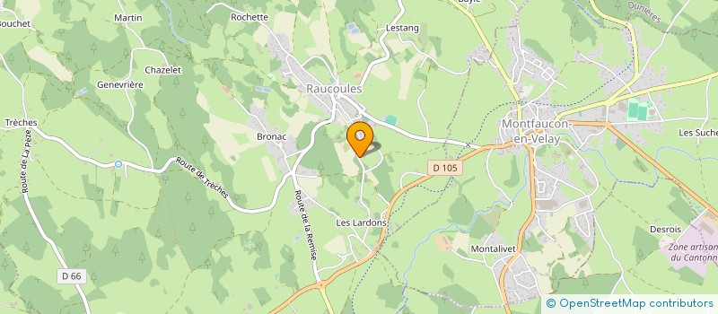 localisation de l'entreprise MONSIEUR TUN DE GIRARDI  RAUCOULES