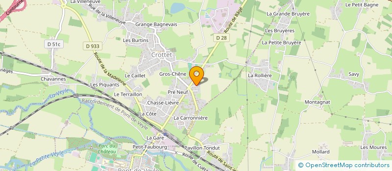 localisation de l'entreprise MONSIEUR TUNCAY AYKAC  CROTTET