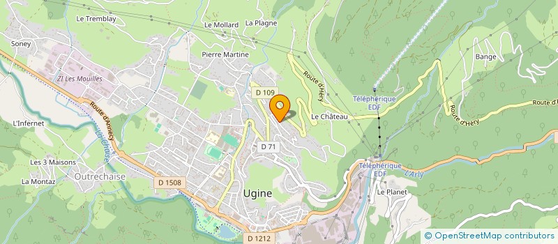 localisation de l'entreprise MONSIEUR TUNCAY CATALKAFA à UGINE