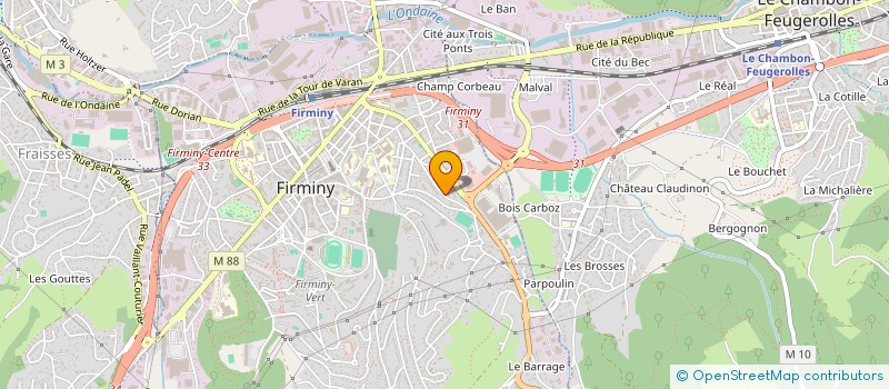 localisation de l'entreprise MONSIEUR TUNCAY FIDAN à FIRMINY