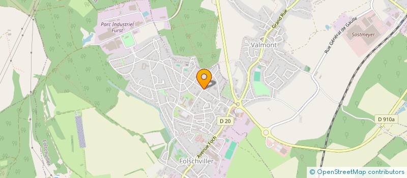 localisation de l'entreprise MONSIEUR TUNCAY KARADAG  FOLSCHVILLER