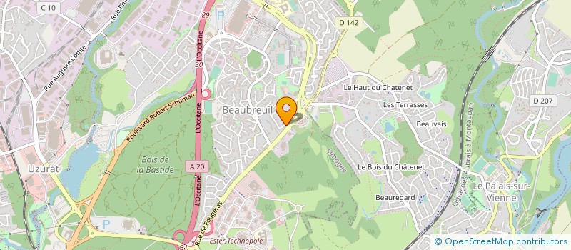 localisation de l'entreprise MONSIEUR TUNCAY KIVRAK à LIMOGES
