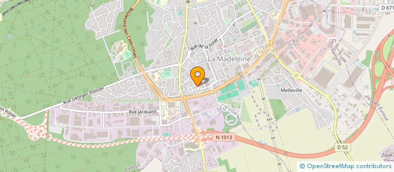 localisation de l'entreprise MONSIEUR TUNDA KABEYA  EVREUX