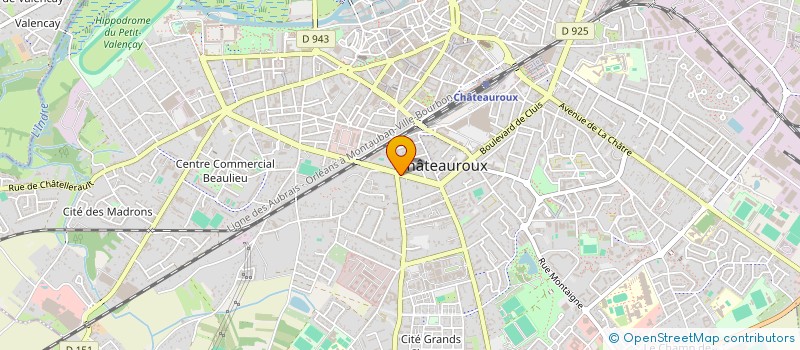 localisation de l'entreprise MONSIEUR TUPAC PELFORT ALBERICH à CHATEAUROUX