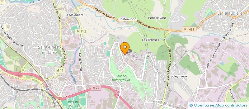 localisation de l'entreprise MONSIEUR TURAN BINGUL  SAINT-ETIENNE