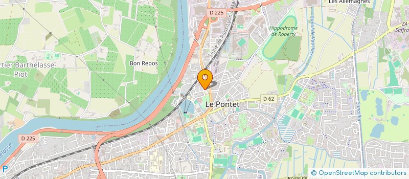 localisation de l'entreprise MONSIEUR TURAN HATUN  LE PONTET