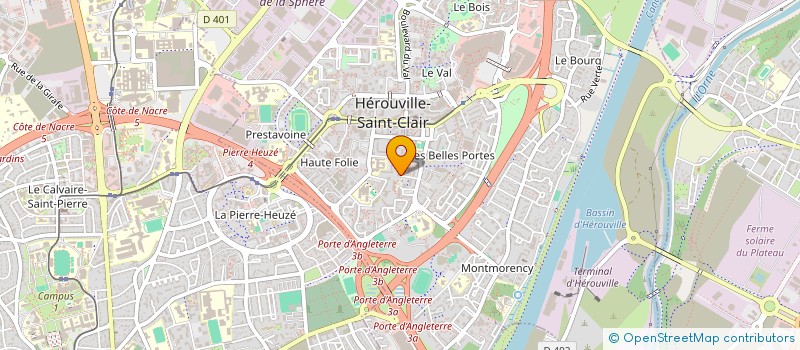 localisation de l'entreprise MONSIEUR TURAN KARACA à HEROUVILLE SAINT CLAIR