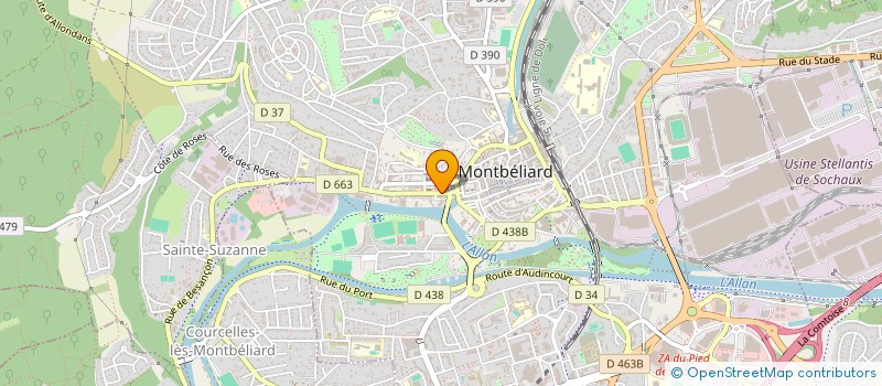 localisation de l'entreprise MONSIEUR TURAN KAYA  MONTBELIARD