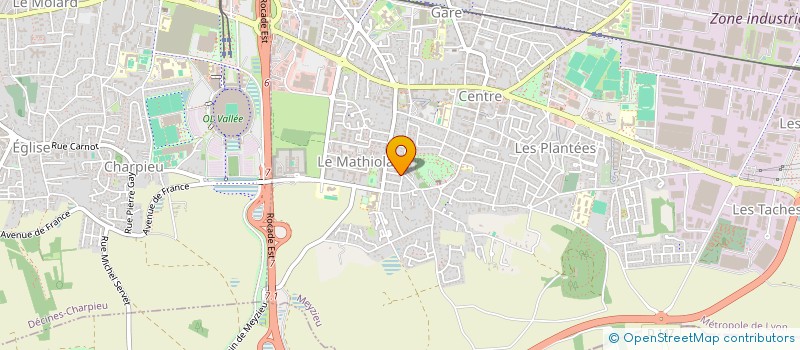 localisation de l'entreprise MONSIEUR TURAN TELLI  MEYZIEU