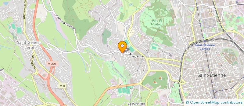 localisation de l'entreprise MONSIEUR TURAN TUREDI  SAINT-ETIENNE