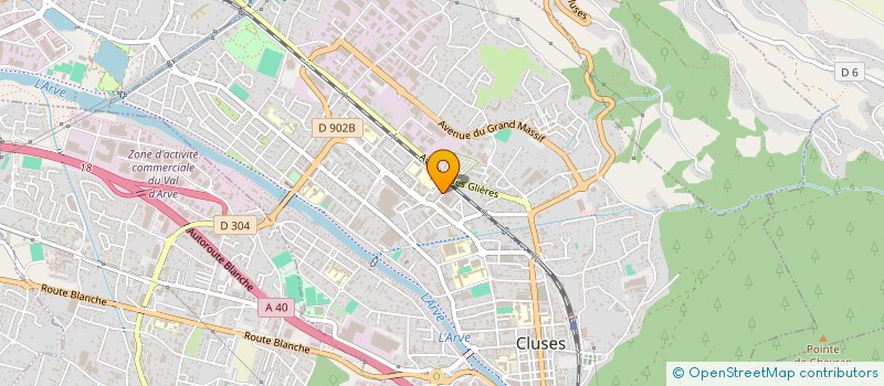 localisation de l'entreprise MONSIEUR TURGAY KORKMAZ  CLUSES