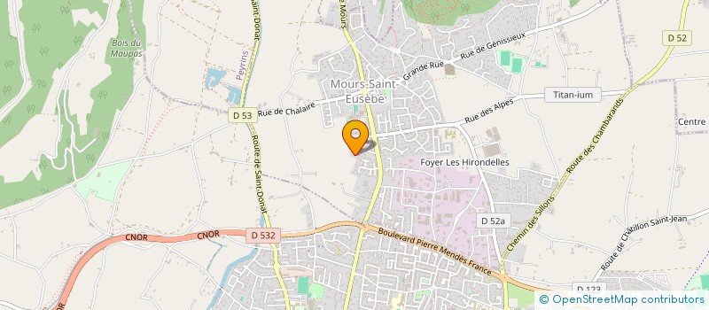 localisation de l'entreprise MONSIEUR TURGUT AYDOGAN à MOURS-SAINT-EUSEBE