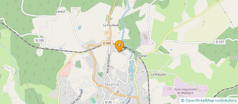 localisation de l'entreprise MONSIEUR TURGUT KAVAK  MEYMAC