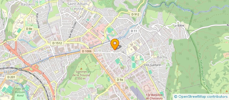 localisation de l'entreprise MONSIEUR TURHAN HYUSEIN à LA RAVOIRE