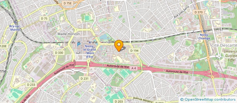 localisation de l'entreprise MONSIEUR TUSHAN DEENKUMAR à NOISY-LE-GRAND