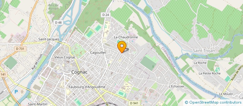 localisation de l'entreprise MONSIEUR TUYET-TRINH DAO à COGNAC