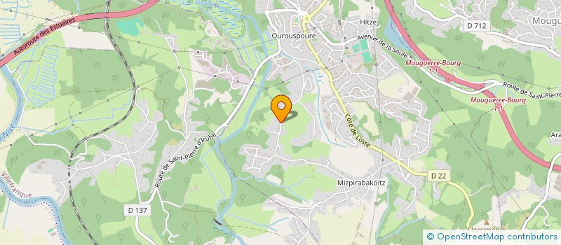 localisation de l'entreprise MONSIEUR TXOMIN DOS SANTOS  SAINT-PIERRE-D'IRUBE