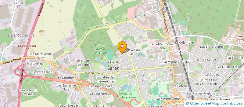 localisation de l'entreprise MONSIEUR TXOUTCHI VANG à SARAN