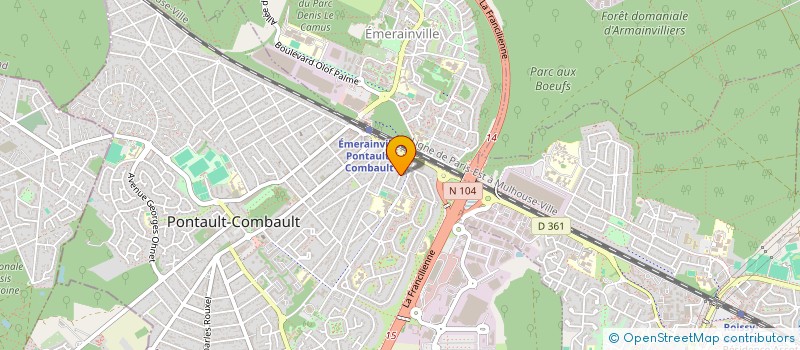 localisation de l'entreprise MONSIEUR TY SAR à PONTAULT-COMBAULT