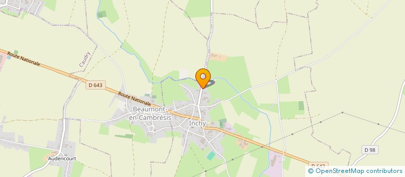 localisation de l'entreprise MONSIEUR TYBALD KULIPCZUK  INCHY